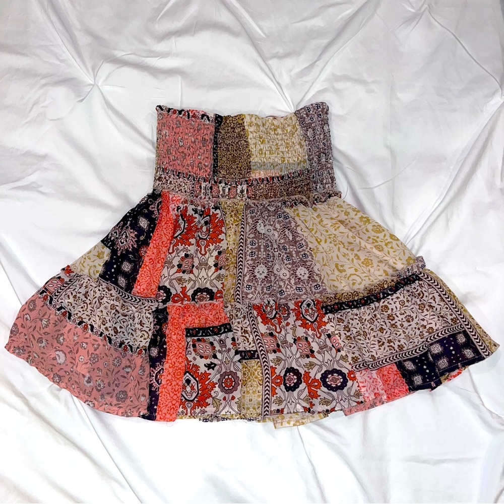 Skylar + Madison Patchwork Mini Skirt - image 1